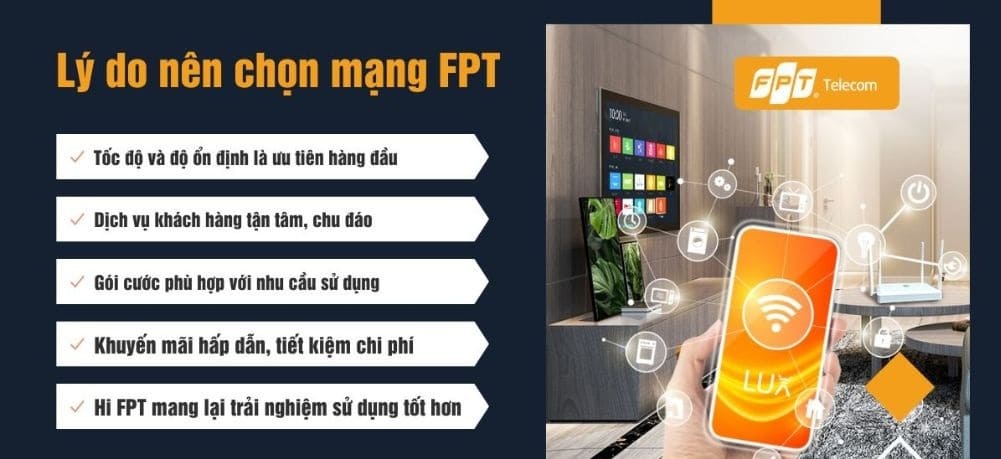 Vì Sao Nên Lắp Mạng FPT